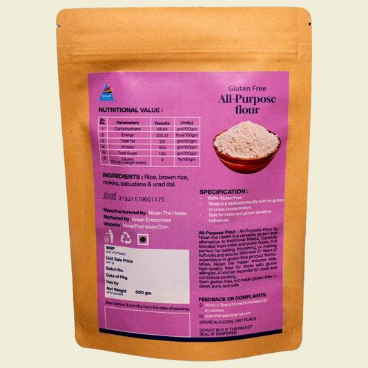 Gluten-Free All Purpose Flour, 500 g, ₹ 152.00