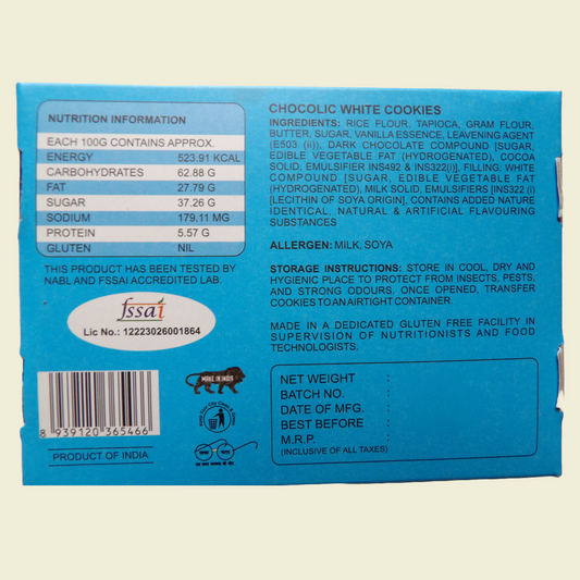 Gluten-Free Chocolic Cookies, 200 g, ₹ 190.00