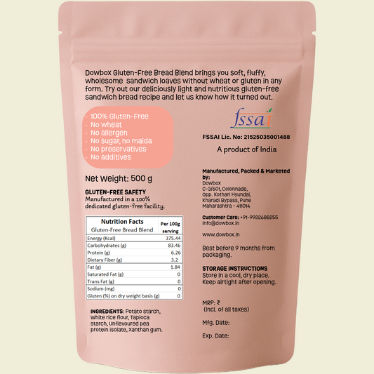 Gluten-Free Bread Blend 500 g, ₹ 324.00