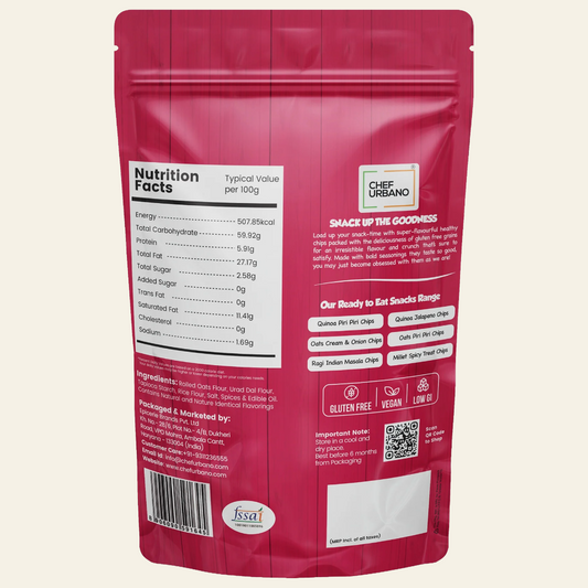 Gluten Free Oats Chips Piri Piri, 75 g