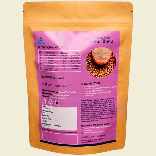 Jowar Rava (Sorghum Semolina), 500 g, ₹ 94.00