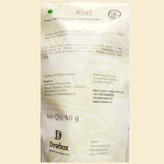 Whole Star Anise, 50 g, ₹ 145.00