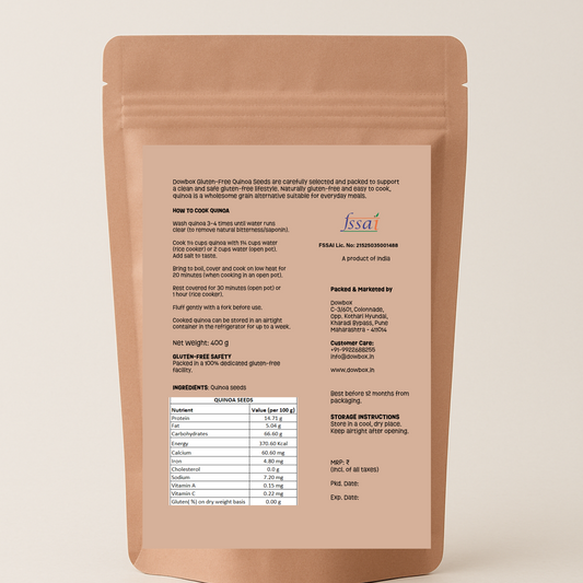 Gluten-Free Quinoa Seeds 400 g, ₹ 210.00