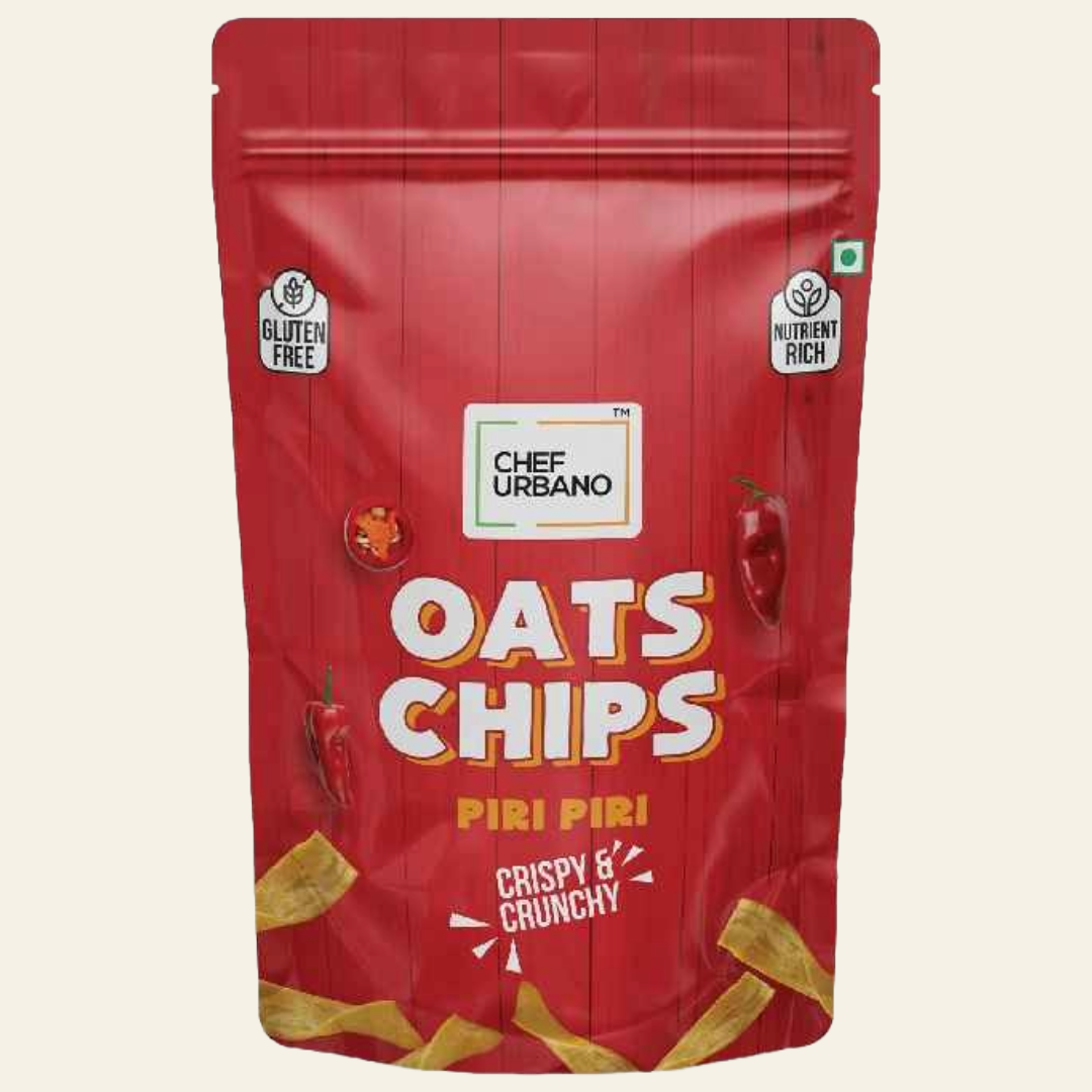Gluten Free Oats Chips Piri Piri, 75 g