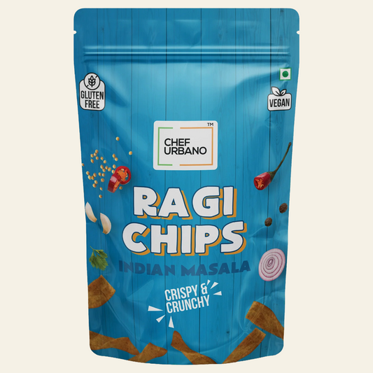 Gluten-Free Ragi Indian Masala Chips, 75 g